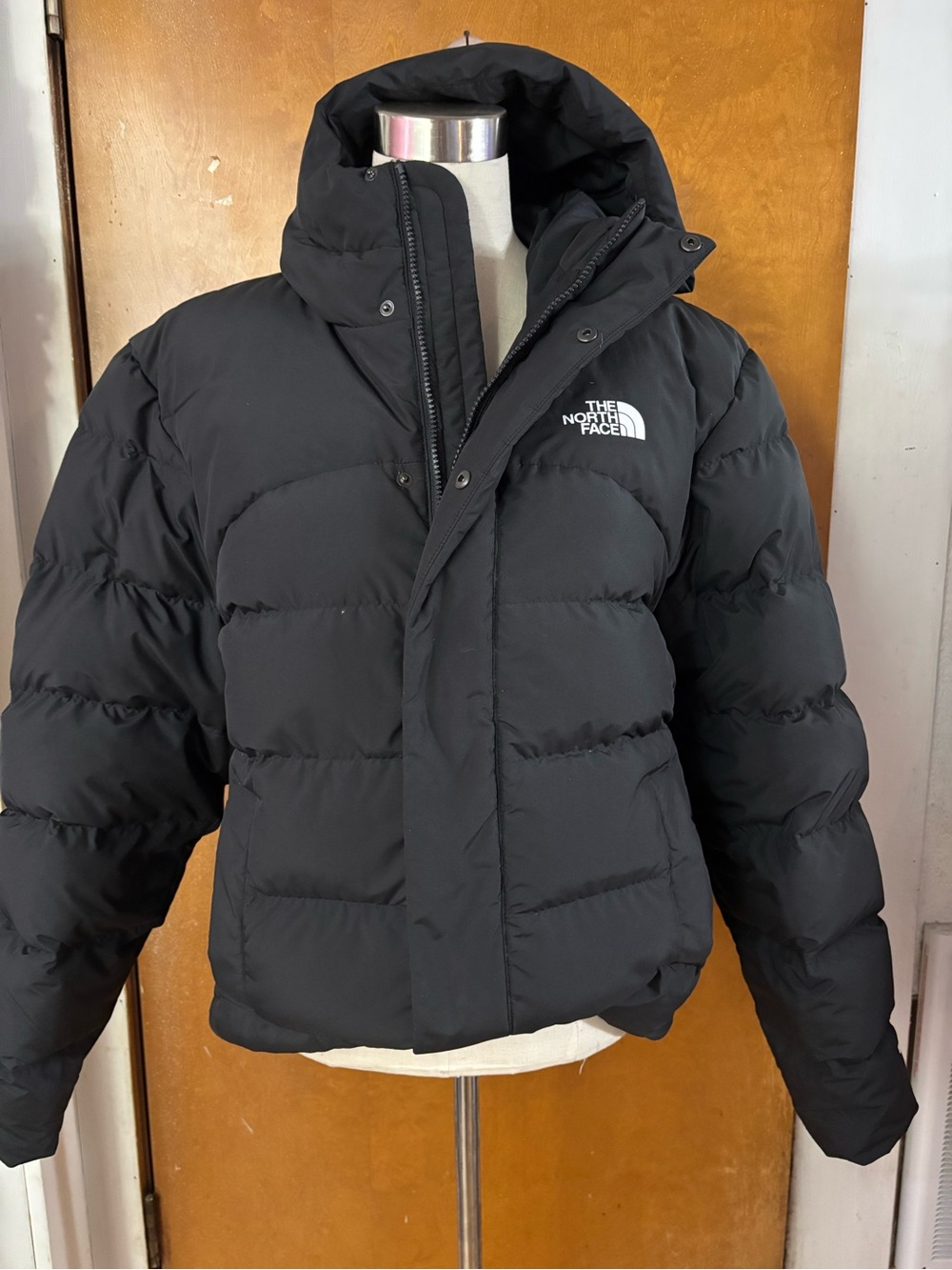 The North Face black coat. With hood